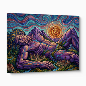 Giant Starry Night โ giant starry night angled flush print