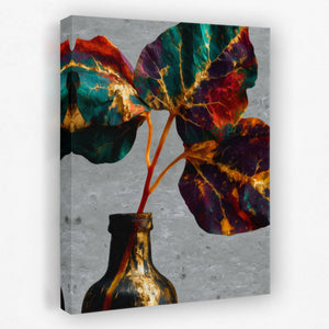 Gilded Foliage Fading — Gilded Foliage Fading Portrait Side View Mirror 280