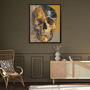 Gilded Mortality Fragments - Luxury Wall Art