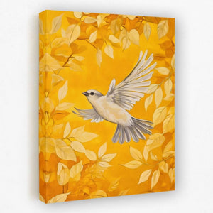 Gilded Wings - Birds of Prey Canvas Wall Art