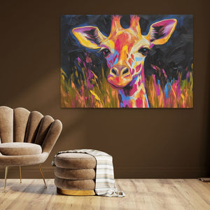 Giraffe at Night - Luxury Wall Art