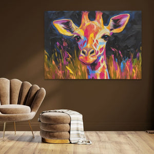 Giraffe at Night - Luxury Wall Art