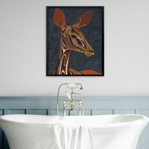 Giraffe Autumn Silhouette