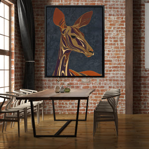 Giraffe Autumn Silhouette