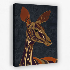 Giraffe Autumn Silhouette