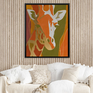 Giraffe Color Field — Giraffe Color Field Boojie Vibe Couch Close Up 17
