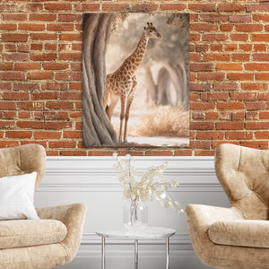 Giraffe Misty Grove — Giraffe Misty Grove Two Chairs and Brick Wall 333