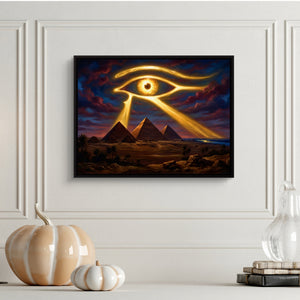 Giza Eye Ascendant โ giza eye ascendant sq halloween wall 1land framed black