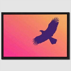 Glide Through the Sunset - Bird Art