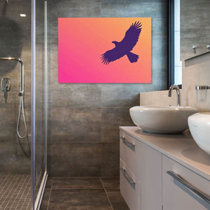 Glide Through the Sunset - Orange Pink and Purple Canvas Print