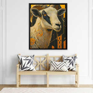 Goat of Mischief - Framed Wall Art