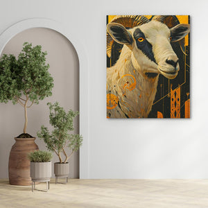 Goat of Mischief - Luxury Wall Art