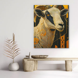 Goat of Mischief - Canvas Wall Art