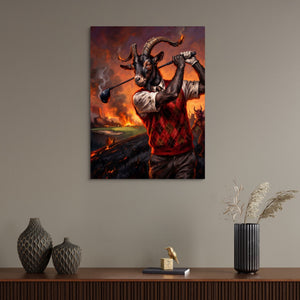 Goat's Hellish Drive - Luxury Wall Art