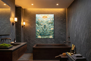 Goddess Flowing Water โ goddess flowing water luxury bathroom interior 1port flush print