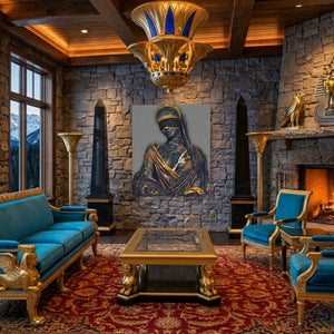 Goddess Gold Veiled — Goddess Gold Veiled Weird Egyptian Room Port 360