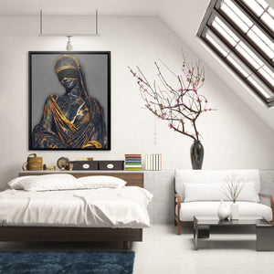Goddess Gold Veiled — Goddess Gold Veiled Lighted Room 168