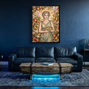 Goddess Golden Harvest โ goddess golden harvest sq underwater den 1port framed black