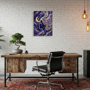 Goddess Golden Night โ goddess golden night sq bonsai office 1port flush print