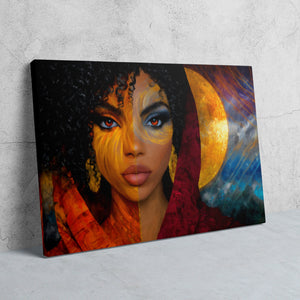 Goddess in Gold - Luxury Wall Art