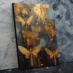 Gold Bee Hive - Luxury Wall Art