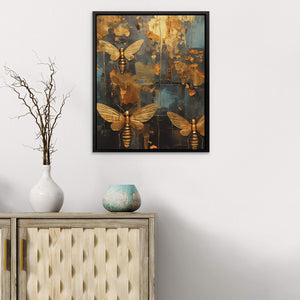 Gold Bee Hive - Luxury Wall Art