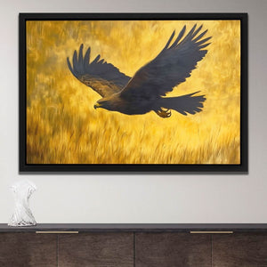 Gold Eagle Paradise - Large Canvas Print