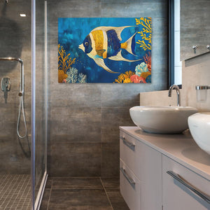 Gold - Finned Wanderer - Luxury Wall Art