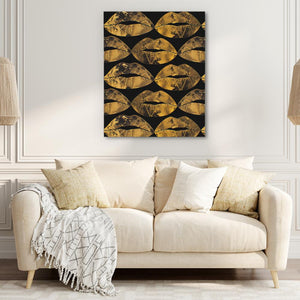 Gold Kisses in the Air - Luxury Wall Art
