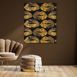 Gold Kisses in the Air - Luxury Wall Art