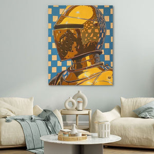 Gold Knight - Checkered Art