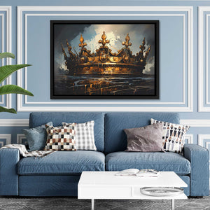 Gold Sovereign - Large Canvas Print