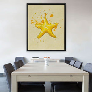 Gold Starfish - Luxury Wall Art