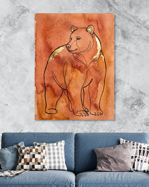 Golden Bear Calm โ golden bear calm psd marble blue couch 1port flush print