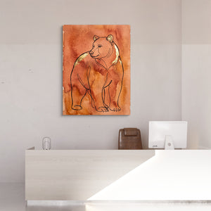 Golden Bear Calm โ golden bear calm sq reception desk 1port flush print