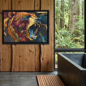 Golden Bear Fury — Golden Bear Fury Outdoor Bathroom Log Land 233