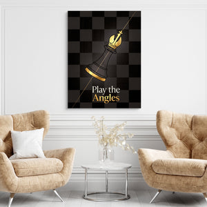 Golden Bishop Angled — golden bishop angled sq brown chairs 1port flush print