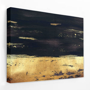 Golden Black Trim - Bold Canvas Wall Art