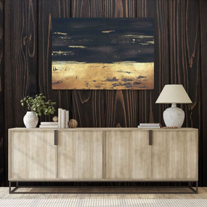 Golden Black Trim - Bold Art