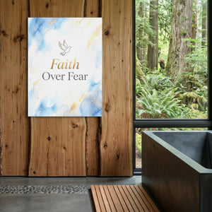 Golden Dove Faith — golden dove faith sq outdoor bathroom log 1port flush print