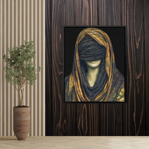 Golden Draped Mystery — Golden Draped Mystery Plant Wood Wall 163