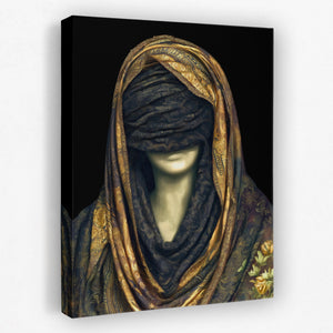 Golden Draped Mystery — Golden Draped Mystery Portrait Side View Mirror 195