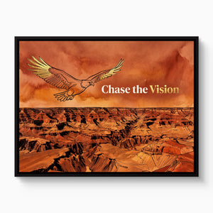 Golden Eagle Canyon โ golden eagle canyon white studio framed black