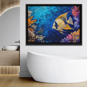 Golden Echoes of the Deep - Luxury Wall Art