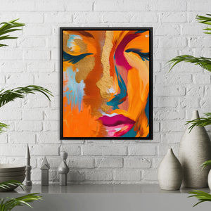 Golden Face Abstraction — Golden Face Abstraction New White Brick Port 84