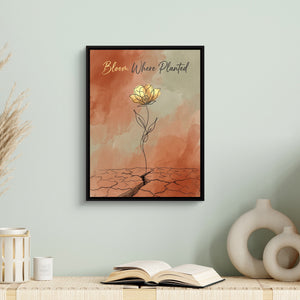 Golden Flower Resilience โ golden flower resilience sq book table 1port framed black