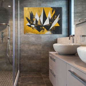 Golden Fracture - Luxury Wall Art