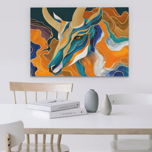 Golden Goat - Luxury Wall Art