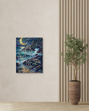 Golden Goddess Moonlight โ golden goddess moonlight psd plant wall right 1port flush print