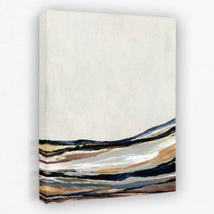 Golden Hills - Lines Canvas Wall Art